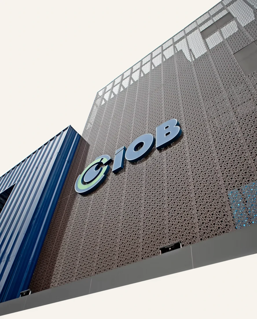 Fachada do IOB em Blumenau, local de atendimento